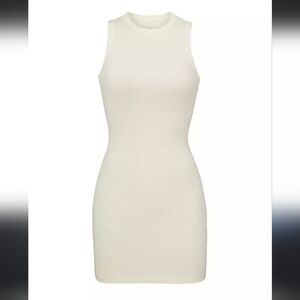 New Skims New Vintage Mock Neck Racerback minidress in Color Blue size L